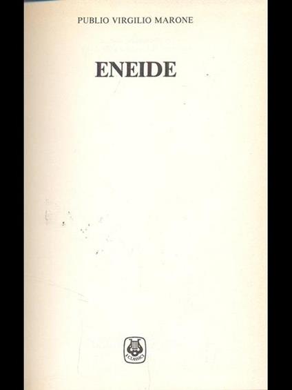 Eneide - Publio Virgilio Marone - copertina