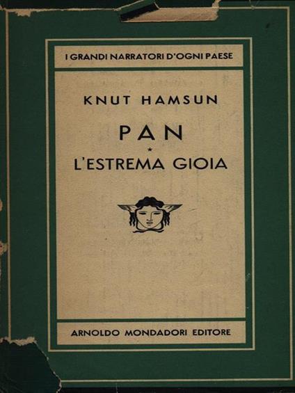 Pan l'estrema gioia - Knut Hamsun - copertina