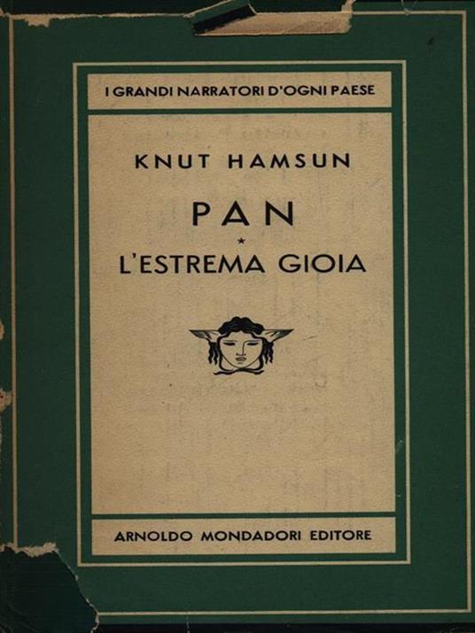Pan l'estrema gioia - Knut Hamsun - copertina