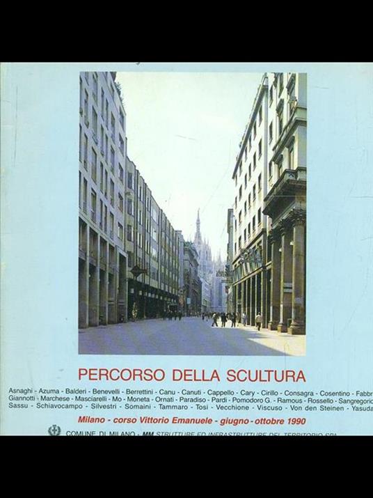 Percorso della scultura per i Mondiali90 - copertina