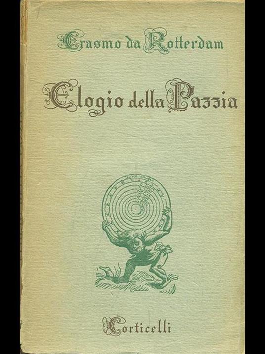 Elogio della pazzia - Erasmo da Rotterdam - copertina