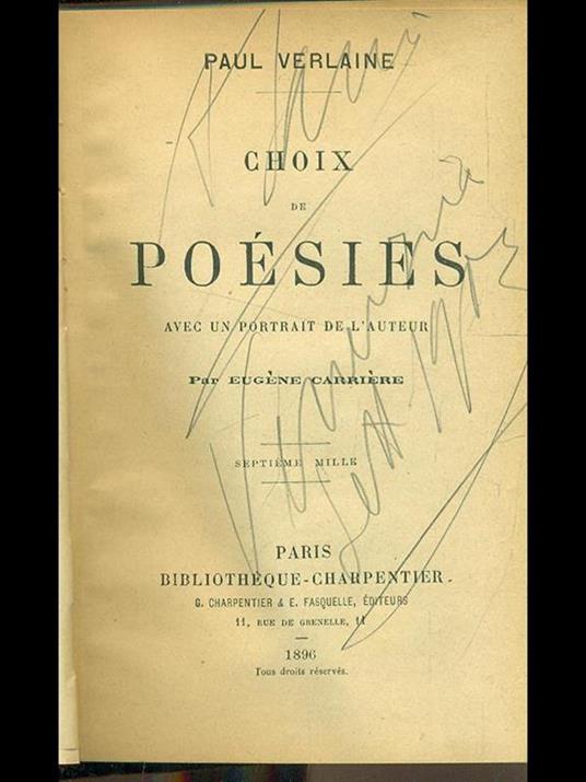 Choix de poesies - Paul Verlaine - 9