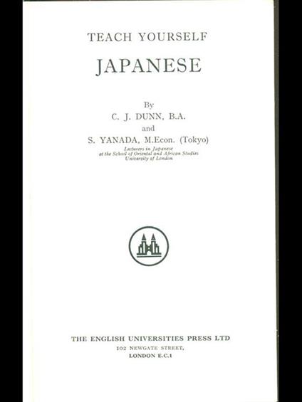 Japanese - copertina