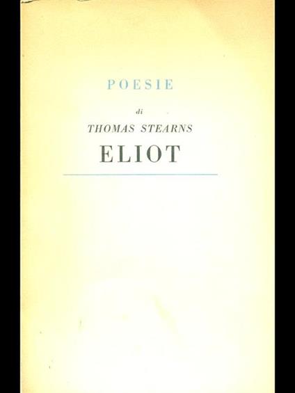 Poesie - copertina