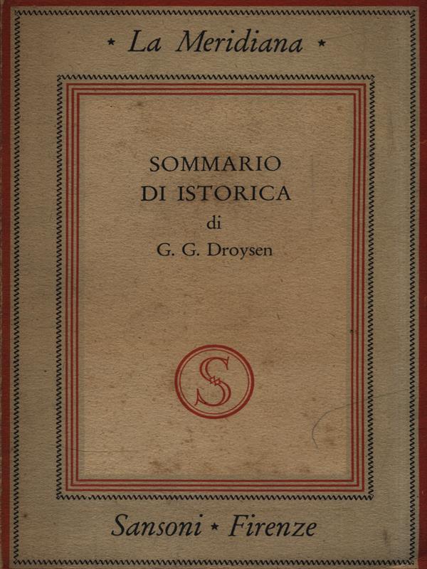 Sommario di istorica