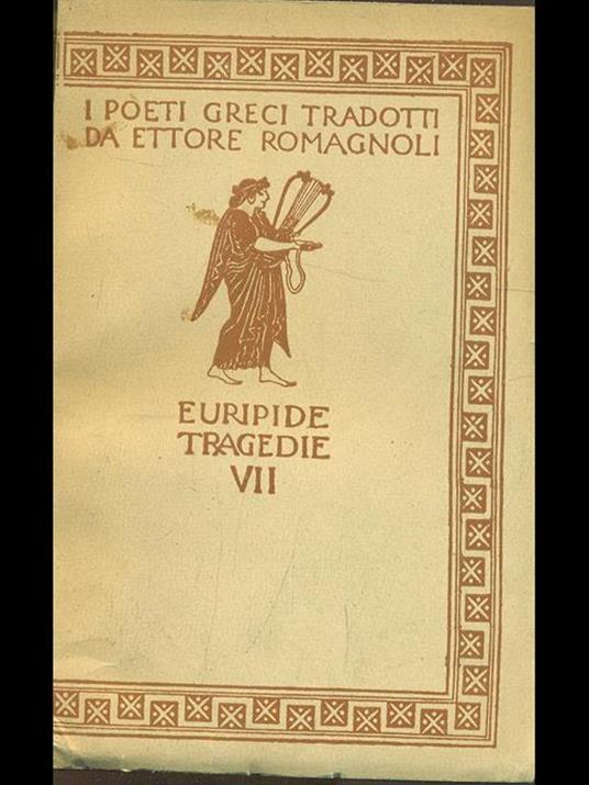 Tragedie VII - Euripide - copertina