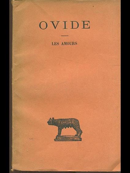 Les amours - P. Nasone Ovidio - copertina