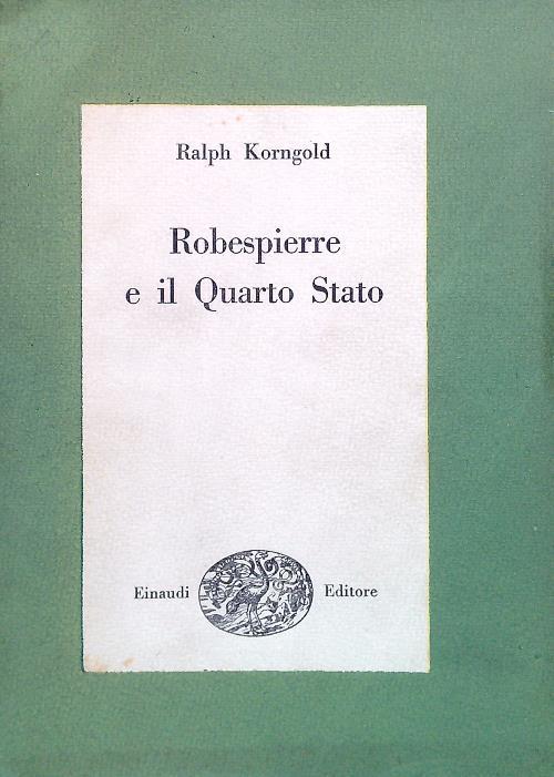 Robespierre e il quarto Stato