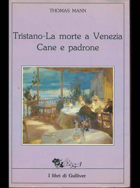 Tristano-La morte a Venezia-Cane e padrone - Thomas Mann - copertina