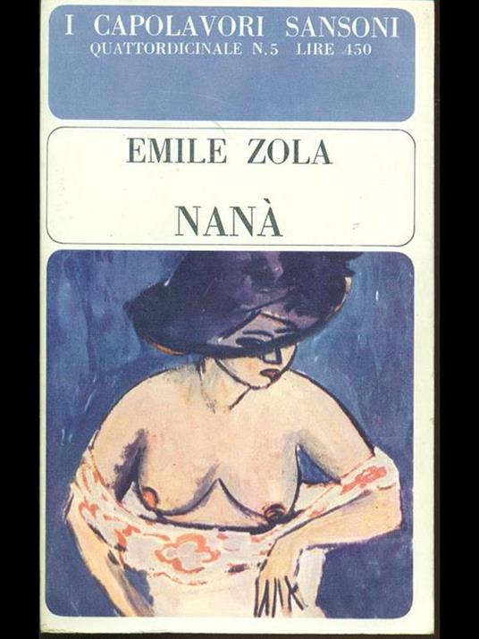 Nanà - Émile Zola - copertina