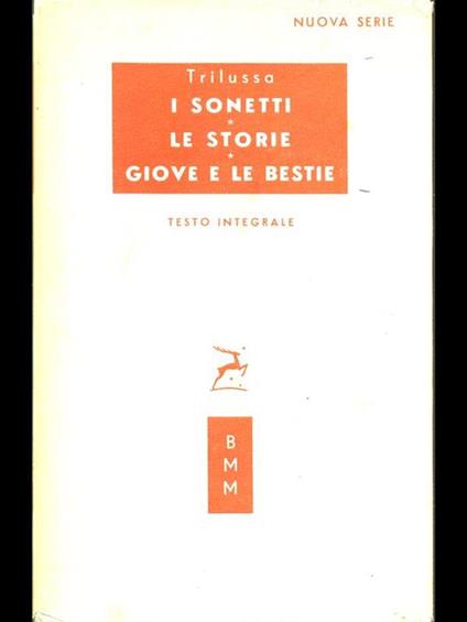 I sonetti. Le storie. Giove e le bestie - Trilussa - copertina
