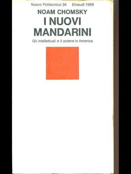 I nuovi mandarini - Noam Chomsky - copertina