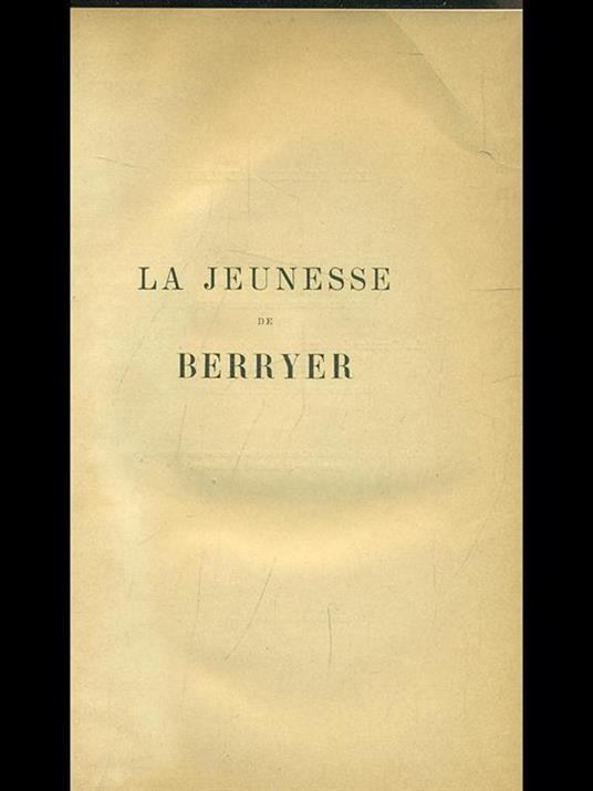 Berryer - copertina