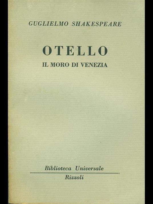 Otello - William Shakespeare - copertina