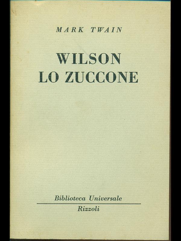Wilson lo zuccone,