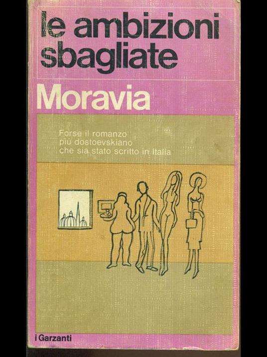 Le ambizioni sbagliate - Alberto Moravia - copertina