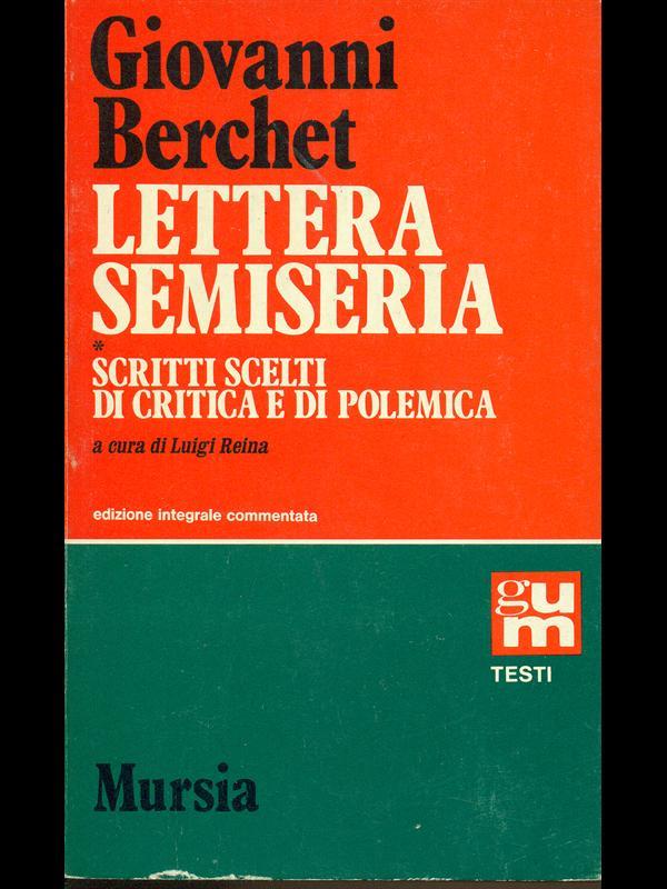 Lettera semiseria