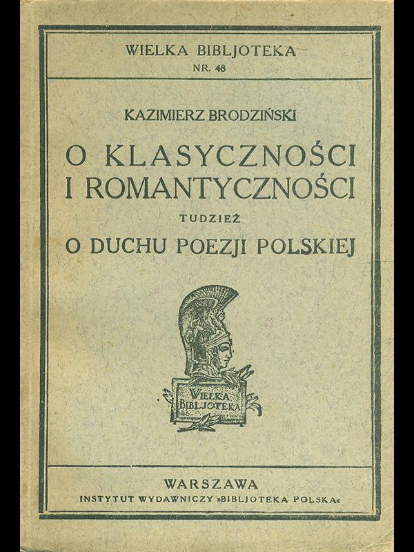 O klasycznosci i romantycznosci