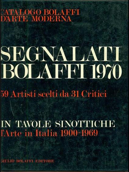 Segnalati Bolaffi 1970 - copertina