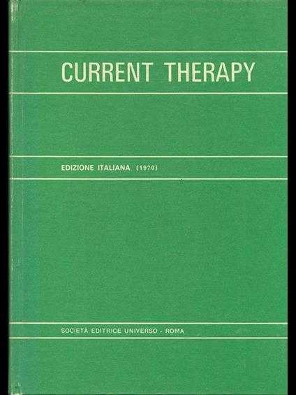 Current therapy. Edizione italiana - copertina