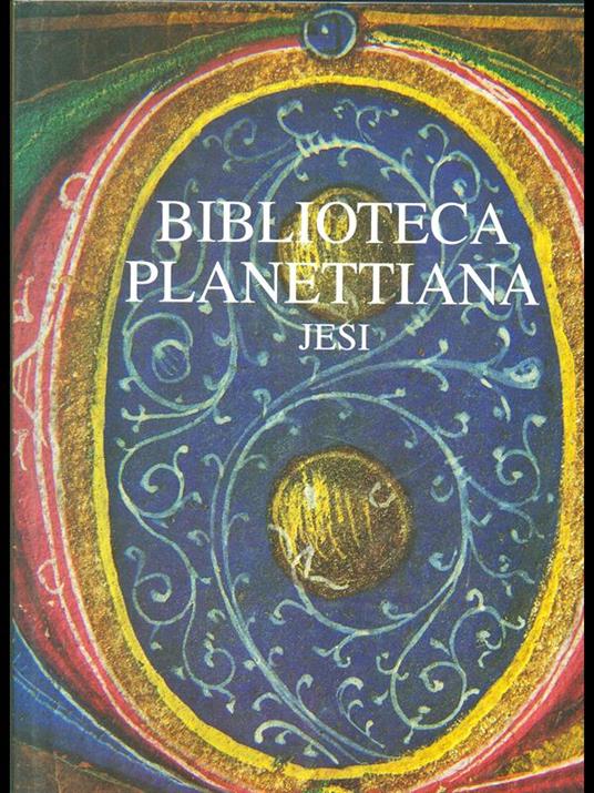 Biblioteca Planettiana Jesi - copertina