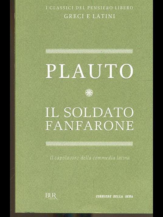 Il soldato fanfarone - T. Maccio Plauto - 4