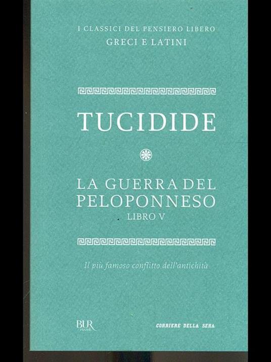 La guerra del Peloponneso Libro V - Tucidide - 7