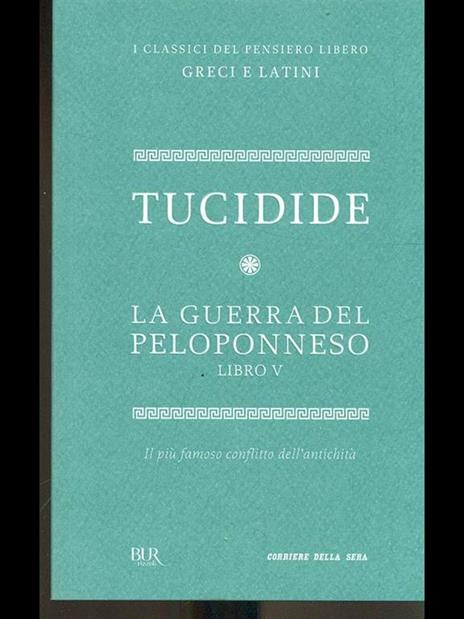 La guerra del Peloponneso Libro V - Tucidide - 6