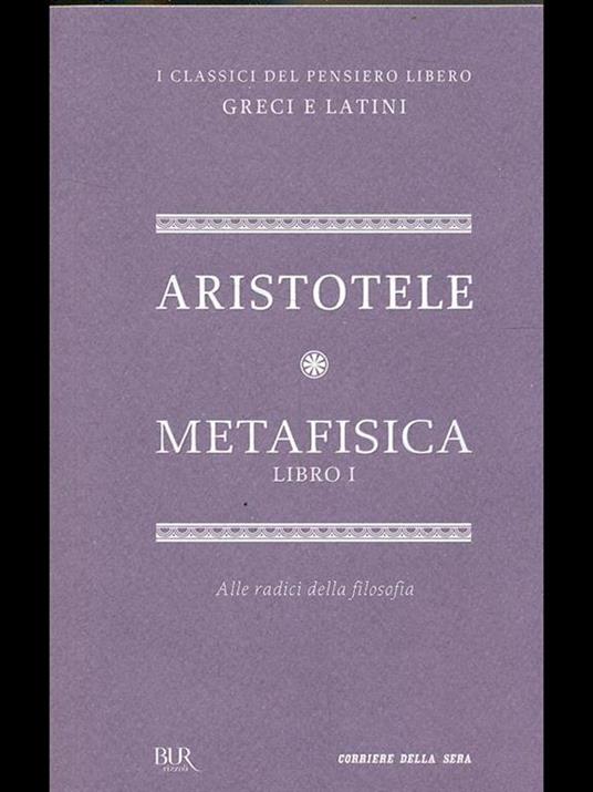 Metafisica. Libro I - Aristotele - 5