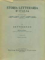 Storia letteraria d'Italia: Il Settecento Vol. 2