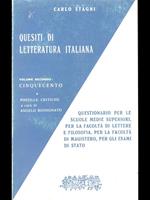 Quesiti di letteratura italiana. Vol2