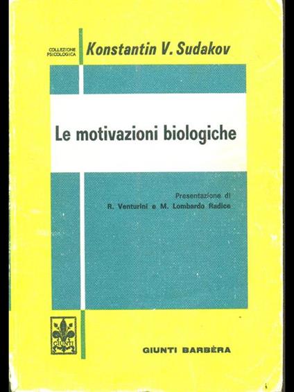 Le motivazioni biologiche - copertina