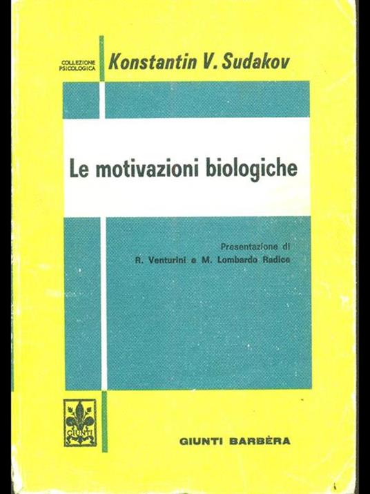 Le motivazioni biologiche - copertina