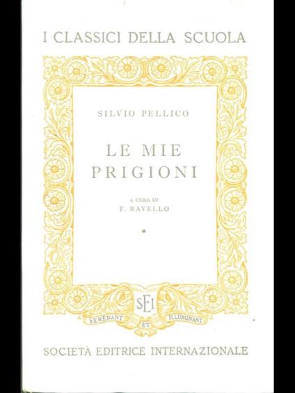 Le mie prigioni - Silvio Pellico - copertina