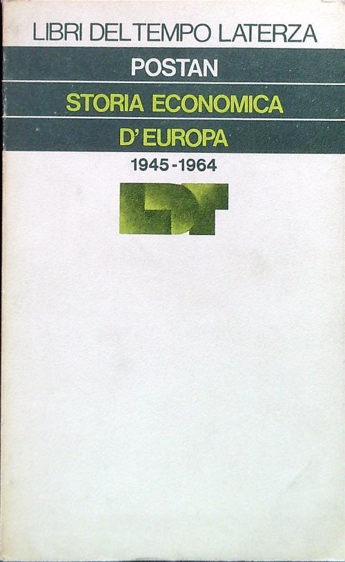 Storia economica d'Europa 1945-1964