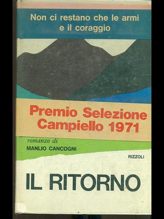 Il ritorno - Manlio Cangogni - copertina