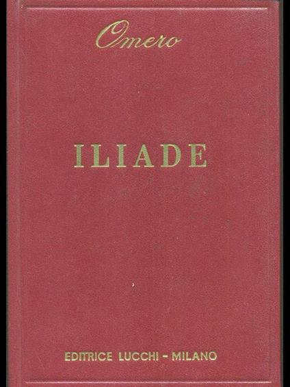 Iliade - Omero - copertina