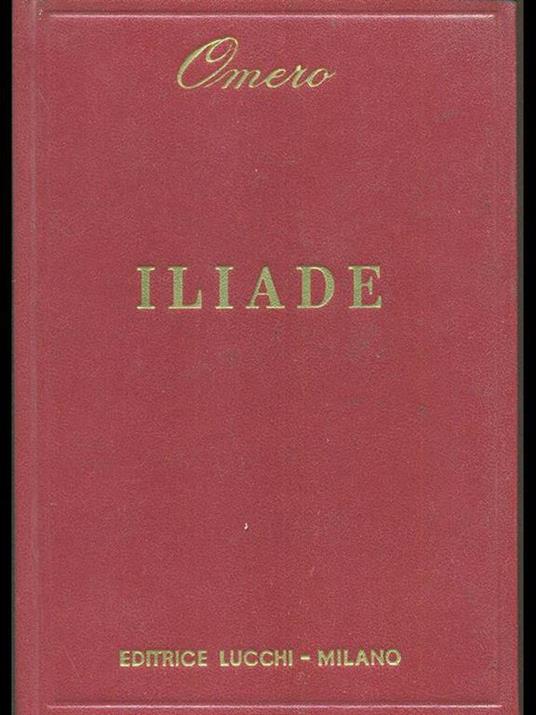 Iliade - Omero - copertina