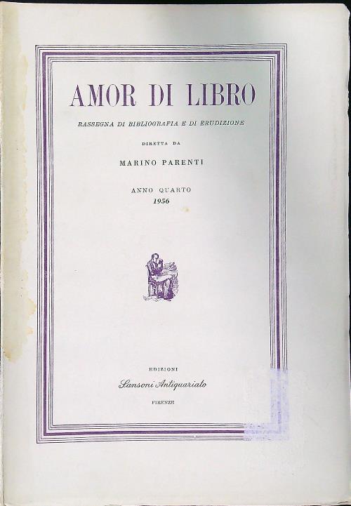 Amor di libro. anno IV