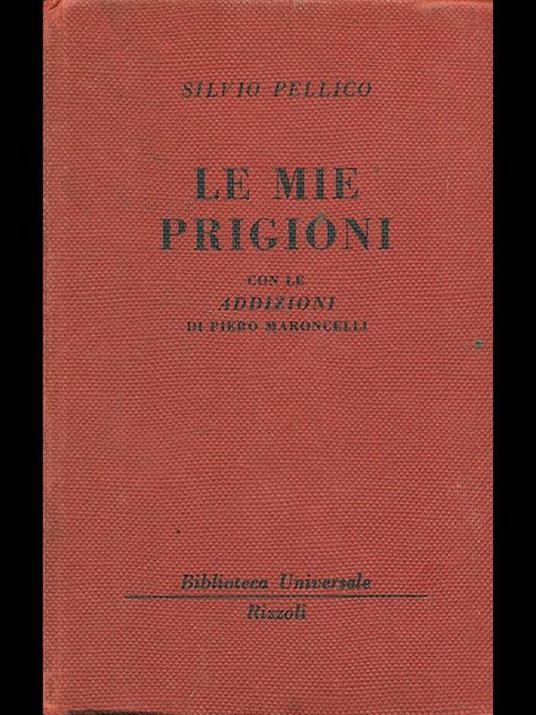 Le mie prigioni - Silvio Pellico - copertina