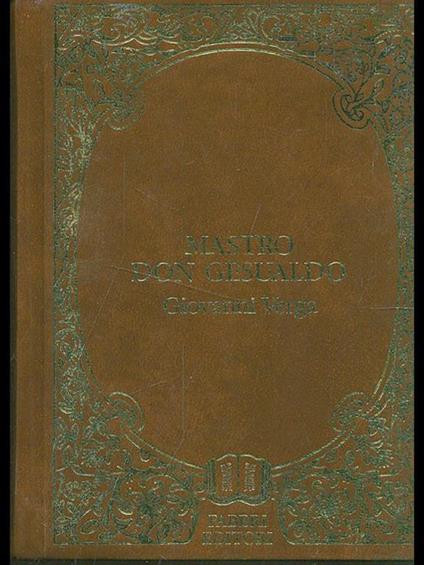 Mastro don Gesualdo - Giovanni Verga - copertina