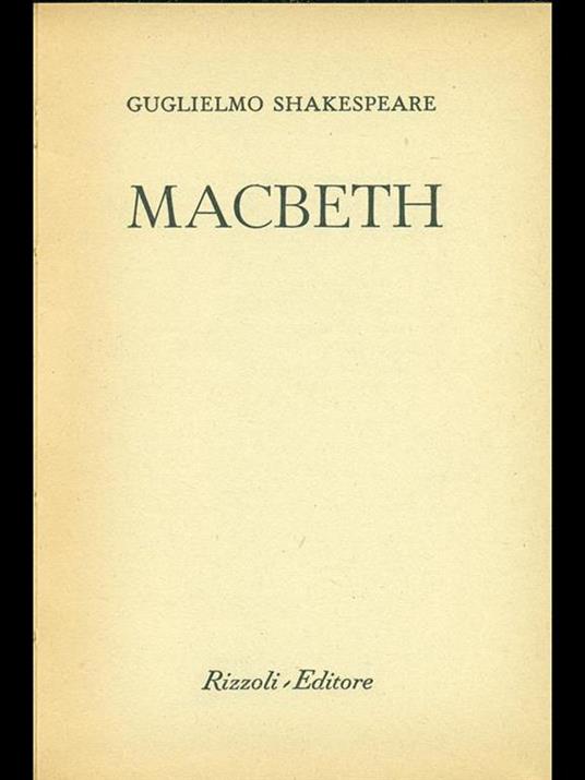 MacBeth - William Shakespeare - 6