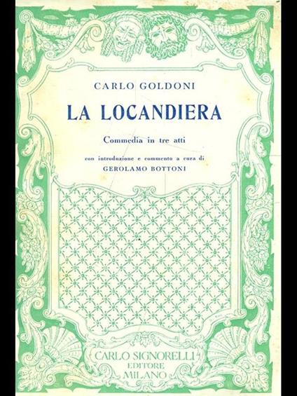 La locandiera - Carlo Goldoni - copertina