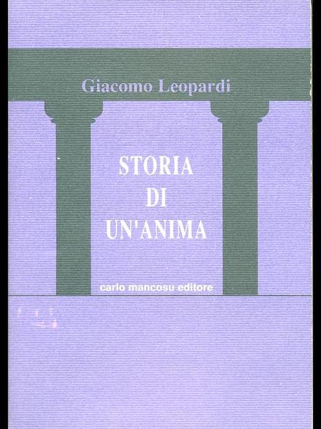 Storia di un'anima - Giacomo Leopardi - 8