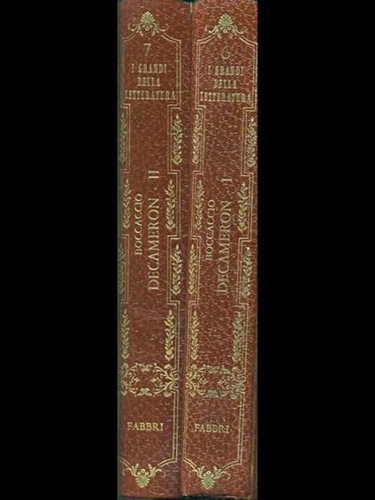 Decameron. 2 volumi - Giovanni Boccaccio - copertina