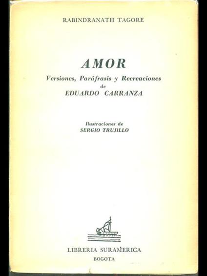 Amor - Rabindranath Tagore - copertina