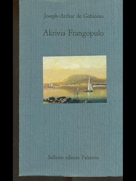 Akrivia Frangopulo - Joseph-Arthur de Gobineau - copertina