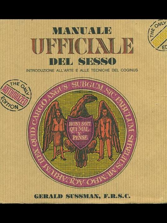 Manuale ufficiale del sesso - copertina