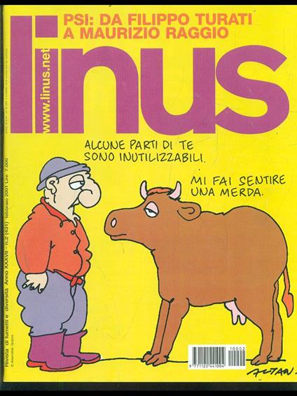 Linus n. 2/febbraio 2001 - copertina