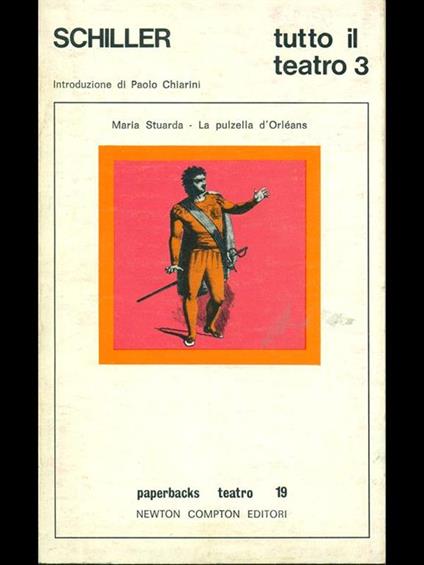Tutto il teatro Vol. 3 - Friedrich Schiller - copertina